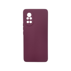 Liquid Silicone Cover For Huawei Nova 9 With Camera Cut-out Case - Maroon