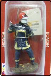 FIRE Fighters Diecast Figure Collection Man Crowbar Yvelines France 2004 54 Mm New