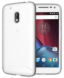 Moto G4 Play Case Tudia Full-matte Lightweight Arch Tpu Bumper Shock Absorption Case For Motorola Moto G4 Play Frosted Clear