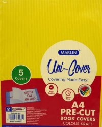Marlin Kids Precut A4 Yellow Kraft Paper Book