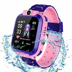 Bohongde Kids Smartwatch Waterproof With Sos Camera Alarm Clock 1.44 HD Screen Games For 3-12 Year Old Boys Girls Great Gift