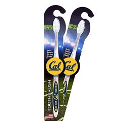 Ncaa California Golden Bears Toothbrushes 2-1-PACKS
