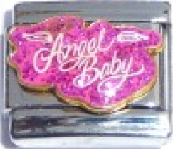 CL84 - Angel Baby Italian Charm Link Thicker Chip
