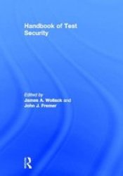 Handbook Of Test Security Hardcover New