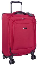 Cellini Optima 4 Wheel Carry On Trolley Case Red