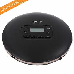 Portable Cd Player Hott Shockproof Personal Compact Disc MP3 Cd Music Player With 3.5MM Audio Output Lcd Display Hifi Stereo Sound For Book Reading