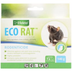 Efekto Eco Rat - Rodenticide 7 X 20G Soft Blocks 140G