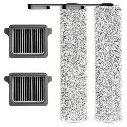 Floor One S7 Steam 2XREPLACEMENT Hepa Filter Assembly 2XBRUSH Roller