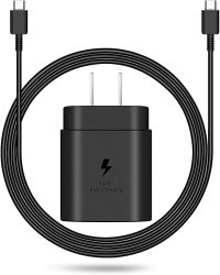 Usb-c Super Fast Charging Wall Charger For Samsung Galaxy S20 S20+ S20 ULTRA S21 S21+ S21 Ultra note 20 Ultra note 20 NOTE 10+ NOTE 10 25W USB C Fast Charger And 6FT