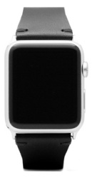 SLG Design D7 Italian Buttero Leather Strap For Apple Watch 42mm - Black
