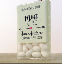Mint To Be Wedding Favours