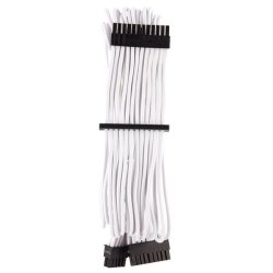 - Premium Individually Sleeved Psu Cables Pro Kit Type 4 Gen 4 - White