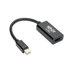 Tripp Lite MINI Displayport 1.2 To HDMI Adapter Converter Active Mdp To HDMI Thunderbolt 1 & 2 M f 6IN P137-06N-HD4K6B
