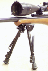 Rifle 5 Level Adjustable Spring Return Tactical Sniper Hunting Rifle Bipod Sling Mount