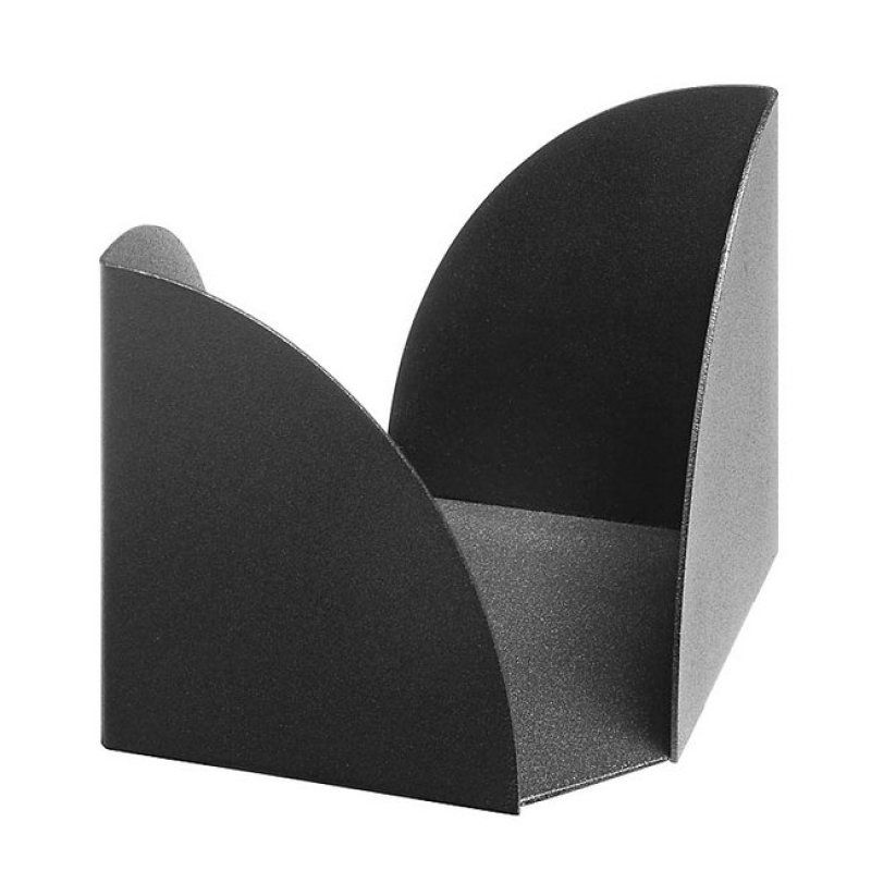 Paper Cube - Fluted Steel Range - Metal - 10.5 X 10.5 X 10.5 Cm - Silver - 534SI - At A Discount