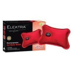 Elektra Comfort Rechargeable Electric Heating Pad Red