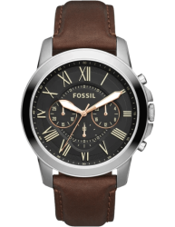 Fossil Grant Chronograph Leather Men's Watch FS4813