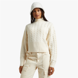 Adidas Originals Women's Cable Knit Cream Jersey