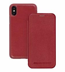 Iphone XS X Case Premium Leather Flip Wallet Cell Phone Cover Certified Anti-radiation Protection