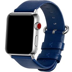 5 Colors For Apple Watch Bands 42MM Fullmosa Show Calf Leather Replacement Band strap With Stainless Steel Clasp For Apple Iwatch Series 1 2 3