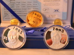 The 2007 Nobel Laureatte Proof 5 Coin Mandela De Klerk Set - A Solid Investment-free Courier