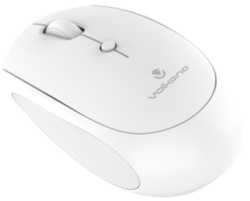 Volkano Wireless Mouse White With Dpi Adjustment - Talc Series