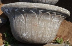 Half Round Wall Mounted Pot Plant - Solid Concrete