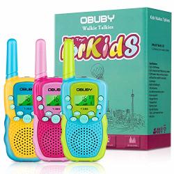 Walkie Talkies For Kids 22 Channels 2 Way Radio Kid Gift Toy 3 Miles Long Range With Backlit Lcd Flashlight Best Gifts Toys For