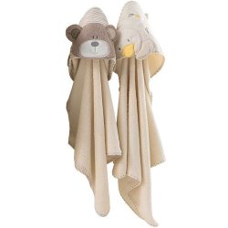 B Is For Bear Hooded Towel - 2 Pack