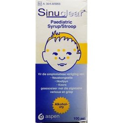 Sinuclear Syrup 100ML Paed Alc Free