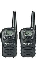 Midland Up To 18 Mile Range 2 Walkie Talkies With Chargers Batteries Belt Clips