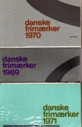 Denmark 3 Year Packs 1969 1970 & 1971 U.m.m. Sg 498-535. Cat 16 Pounds.