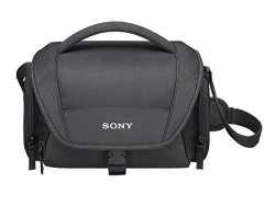 Sony LCSU21 Soft Carrying Case For Cyber-shot And Alpha Nex Cameras Black Renewed