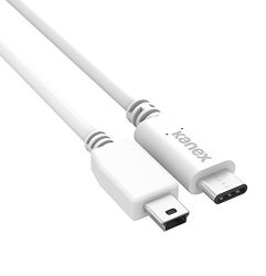 Kanex Usb-c To Mini-b USB 2.0 Cable 4 Feet 1.2 Meters -white