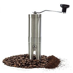 Eze Hand Burr Coffee Grinder Most Consistent Hand Press Ceramic Burr Manual Coffee Grinder Fits In Aeropress
