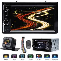 Double Din Car Radio With Reverse Camera For Ford F250 Super Duty 2004-2016 With Mirrorlink Bluetooth Subwoofer Control Steering Wheel Control Am Fm DVD