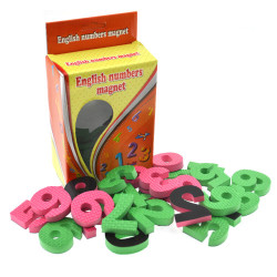 Foam Magnetic Numbers - 27piece Yellow And Orange Numbers