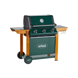Outback Ranger Hybrid Multi-cooking Surface Braai - 3 Burners - Gas briquettes
