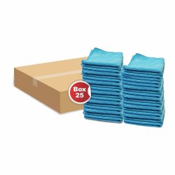 Micro Fibre Cloth Blue 280GSM Box Of 25