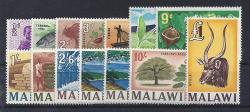 Nyasaland Malawi 1964 Set Of 12 Fine Unmounted Mint
