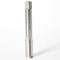 GZTool 10mm x 1.5mm Pitch Metric Left Hand Thread Plug Tap M10 x 1.5 High Speed Steel HSS 
