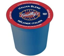 Timothy's World Coffee Italian Blend K-cup Coffee