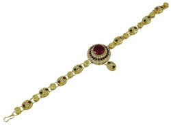 Indian Bollywood Traditional Gold Tone Arm Bracelet Women Party Armlet Jewelry IMOJ-ARM23A