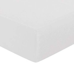 Subrtex Bedding Fitted Sheet Premium Microfiber Breathable Soft-wrinkle Fade & Stain Resistant Mattress Cover Queen White