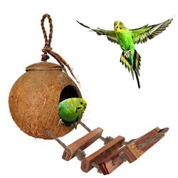 Marimo Pet Store Sungrow Bird House With Ladder 100 Percnt