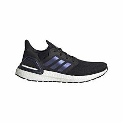 Adidas Men's Ultraboost 20 Running Shoe Black boost Blue Violet Metallic white 10.5 M Us