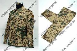 German Army Desert Flecktarn Camoflauge Uniform Set Jacket + Pants Size: Medium
