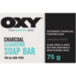 Charcoal Cleansing Facial Bar Soap 75G