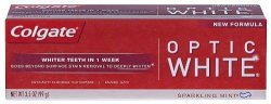 Colgate Optic White Toothpaste Sparkling Mint 3.5 Ounce Pack Of 4