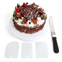 Kootek 11 Inch Rotating Cake Turntable, Turns Smoothly Revolving Cake